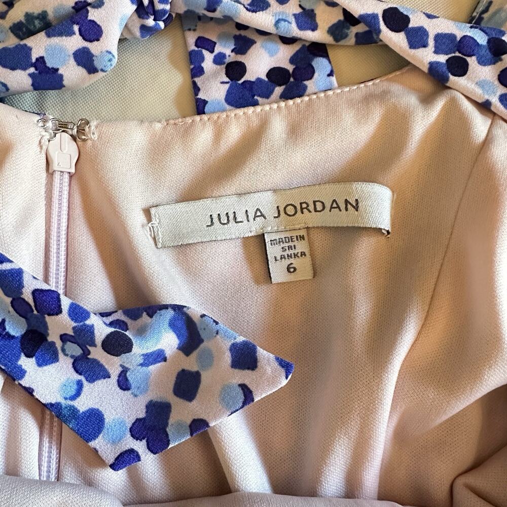 Julia Jordan New w Tags Maxi Dress Women 6 Flutter capped Lined Perfect ! - Picture 11 of 13